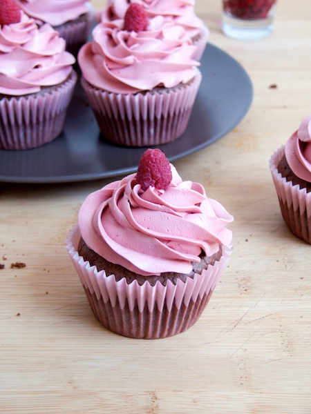 Raspberry Brownies Cupcakes 4