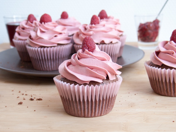 Raspberry Brownies Cupcakes 6